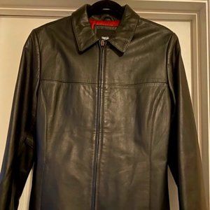 Men's Black Leather Jacket